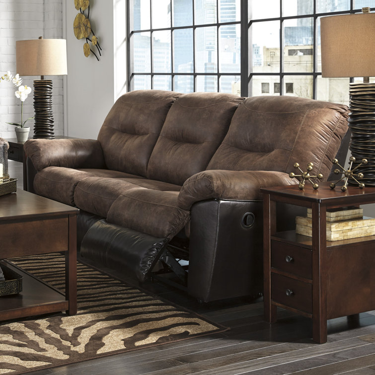 Latitude Run® Elsmere 87'' Vegan Leather Sofa & Reviews Wayfair